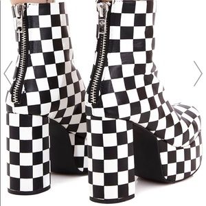 Current Mood- One Step Beyond Platform Booties